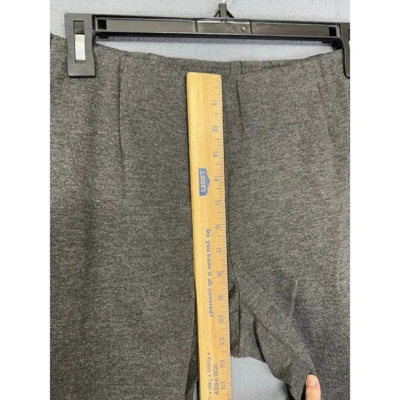 J. Jill Pants Womens Medium Petite Gray Ponte Slim Leg Ankle Pull On Stretch - Picture 9 of 10